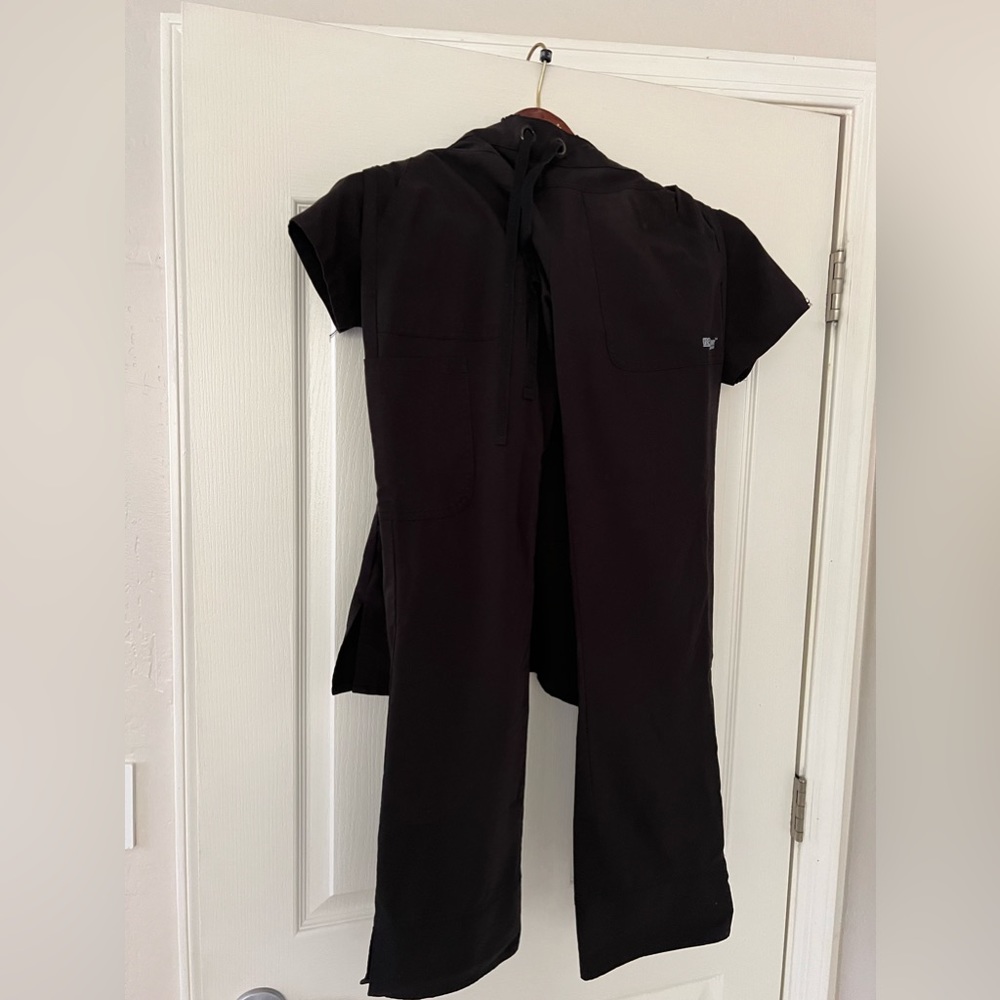 Greys Anatomy XS Black Scrub Pants